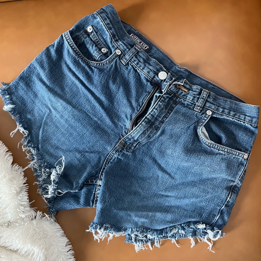 Lands End Jean Shorts